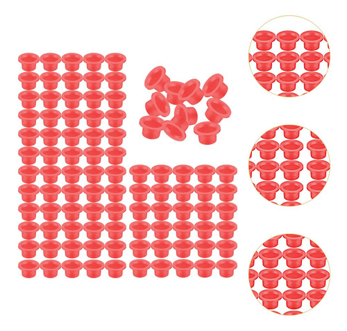 100 Uds Juntas De Sellado A Prueba De Fugas Para Grifos Rojo