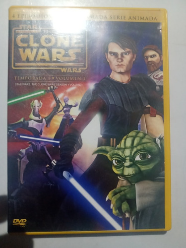 Imagen 1 de 5 de Dvd Star Wars The Clone Wars Temporada 1 Vol. 1