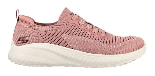 Tenis Training Skechers Bobs Sport Squad Chaos - Rosa