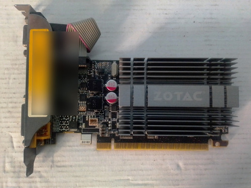 Tarjeta De Video 1gb Pci Express Ddr3 210 Synergy Edit Zotac