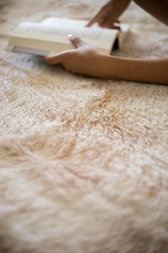 Alfombras Nórdica Pelo Largo 140x200 Cm Green Bazar Living Ancho 140 cm Color Coral claro Largo 200 cm