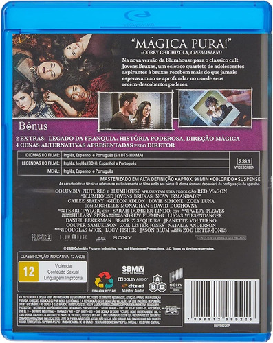 Blu-ray Lacrado Jovens Bruxas Nova Irmandade Original