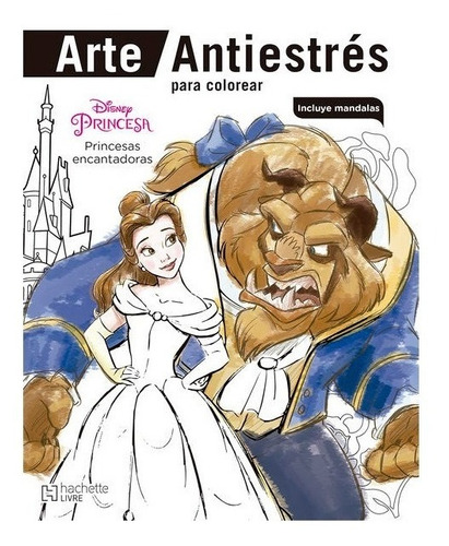 Libro Disney Mándalas Princesas Encantadas 128 Pgs Larousse