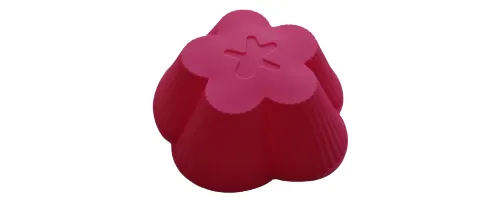 Molde Silicona Flor 5 Pétalos Cupcakes X 12 Unidades