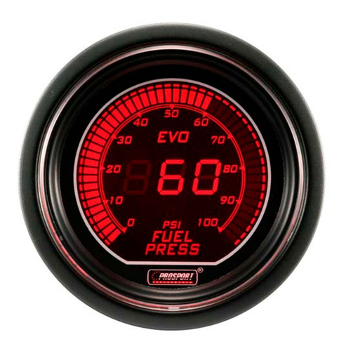 Reloj Presión Combustible Electrónico 52mm Evo Ar Prosport
