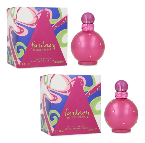 Paquete 2x1 Fantasy 100 Ml Edp Spray Para Dama