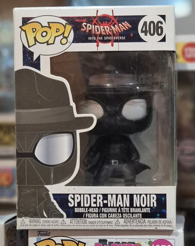 Funko Pop Spider-man Spider-man Noir Marvel #406
