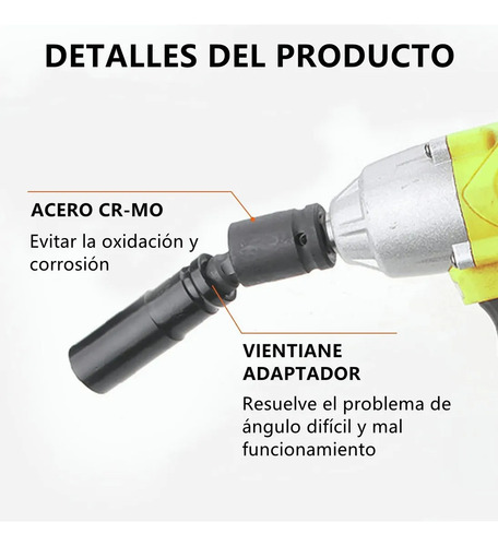 3 Nudos De Impacto Flexibles 3/8 Y 1/2 Y 1/4