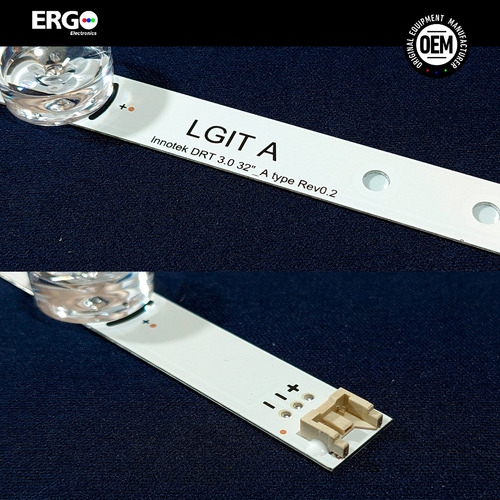 1 Kit Leds Compatible Con 32lb550b / 32lb550 - Aluminio