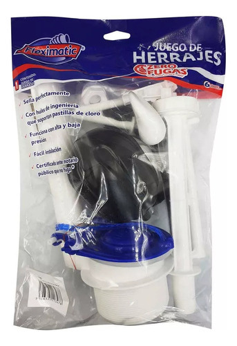 Juego De Herrajes Sanitario Wc 3 Pulgadas Fleximatic