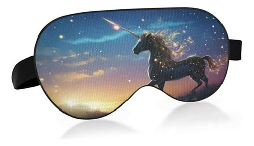 Máscara De Ojos Para Dormir Yettasbin Unicornio, Bloqueo De 