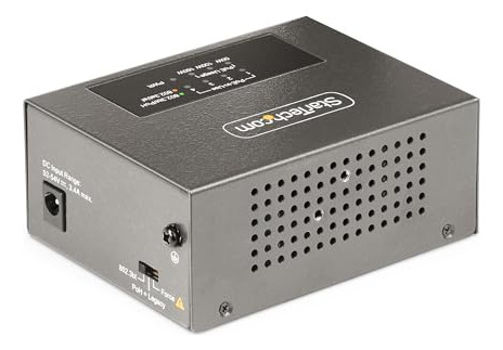 Pack De Injector Poe++ Startech.com 4-puertos 1g Ethernet