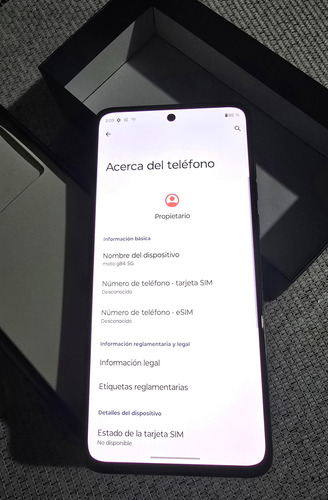 Motorola G84 5g Dual Sim 256 Gb Gris Oscuro 8 Gb Ram Azul Oscuro (Usado)
