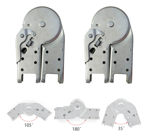 2x Conector De De Escalera De Aluminio Ajustable,