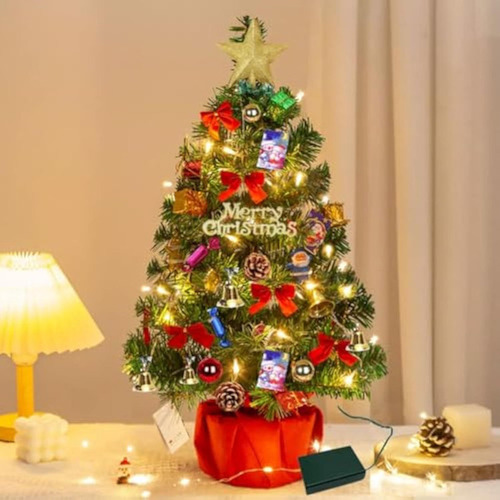 50cm Pequeño Mini Árbol De Navidad Decoración De Navidad