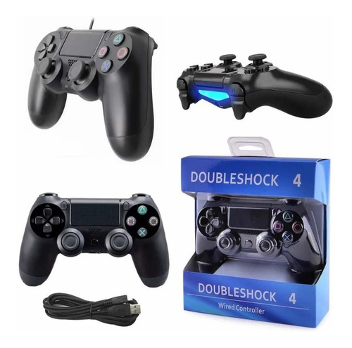 Imagen 2 de 9 de Joystick Genérico Con Cable Ps4 De Color