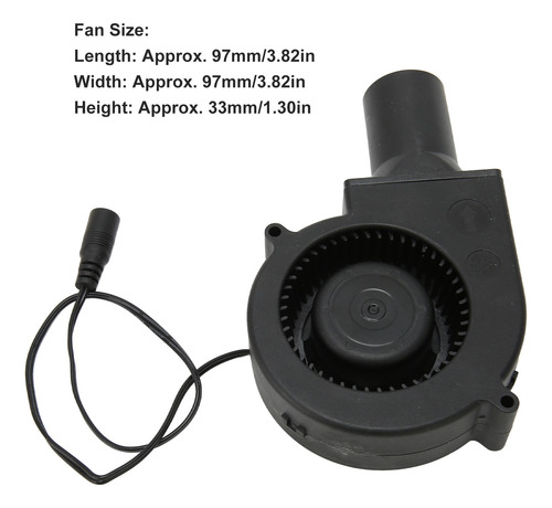 Ventilador 97x33mm Resfriamento Sem Escova 12v 2.94a Bola Du