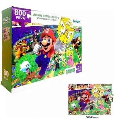 Rompecabezas Super Mario Bros Party 800 Piezas Premium 