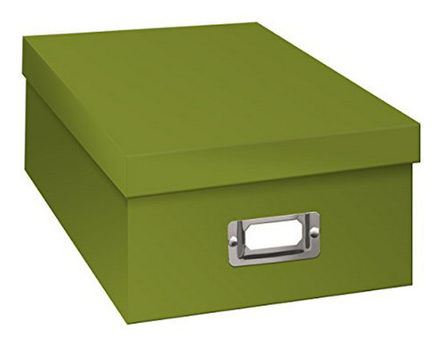 Caja Almacenamiento Fotos Verde Salvia