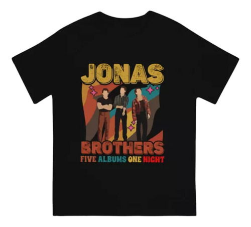 Jonas Brothers Animados En Colores En Playera Y Camiseta