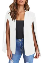 Comprar Chaquetas Blazer Tipo Capa Para Mujer, Mangas Con Aberturas