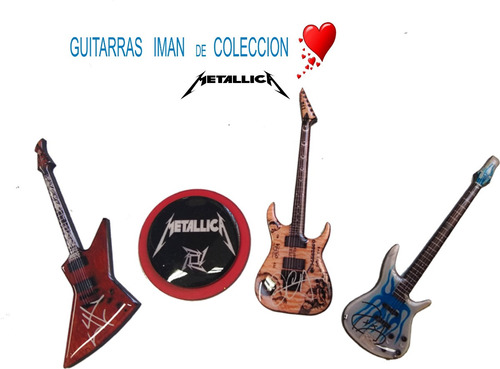 Artes Guitarras Iman Metallica Colección