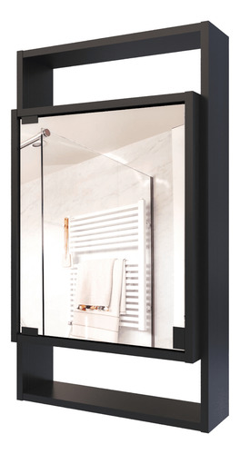 Gabinete De Baño Dakota Color Wengue Blanco
