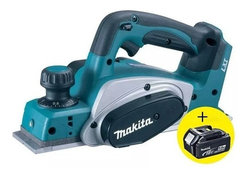 Cepilladora de baterías DKP180z-p de 82 mm, 18 V y batería de 5 Ah - Makita