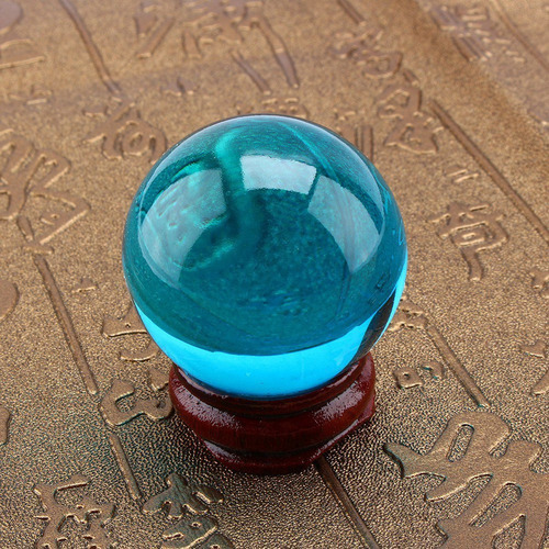 Jj Bola Curativa De Cristal De Cuarzo Azul Real Natural