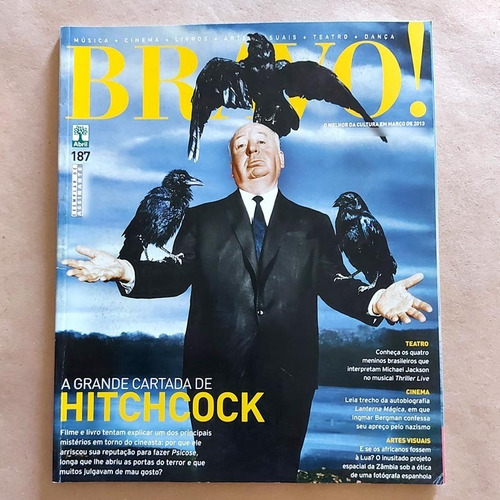 Revista Bravo 187 2013 Hitchcock Thriller Live Arte Visuais