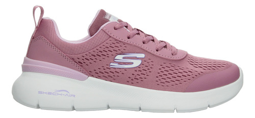 Tenis Dama Skechers Skech-air Dynamight 2.0 Rosa Deportivo Entrenamiento Running Cintas Para Mujer