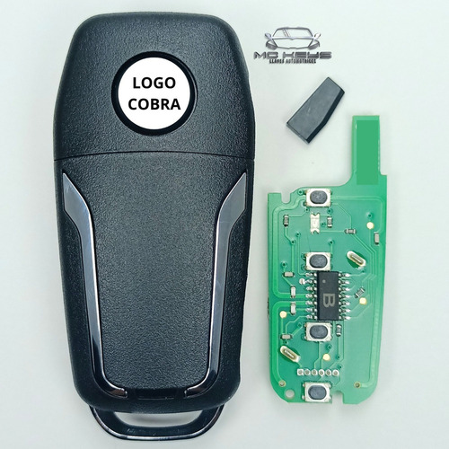 Llave Control Y Chip For Ford Mustang 2005 A 2014 Navaja