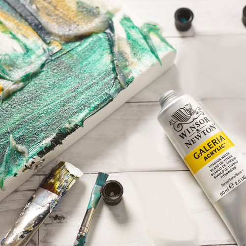 Pintura acrílica Winsor & Newton Galeria, 60 ml, color crema limón pálido