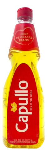 Aceite Capullo De 845 Ml 100% Puro De Canola 3 Piezas
