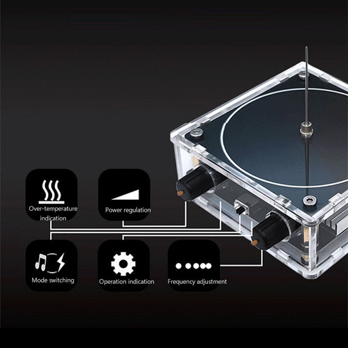 A. Altavoz De Música Bluetooth Tesla Coil Mini Tesla Coil