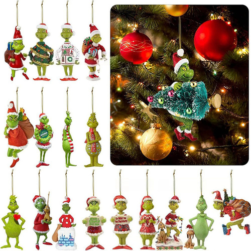 Colgante De Árbol De Navidad Con Dibujos Animados Para Decor