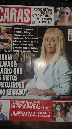 Revista Caras 2029 Villafañe Maradona 2/12/20 Máxima Drago