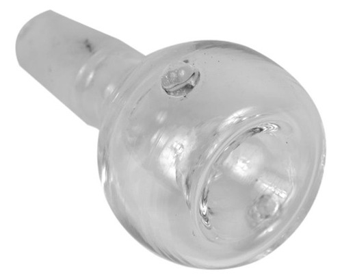 Quemador Glass Bowl 14mm Male Clear - Burning Loving