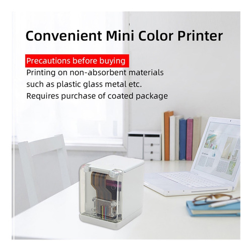 Impresora A Color De Mano Mini Portátil Máquina De