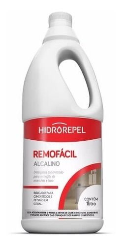 Remofácil Alcalino 1 Litro Hidrorepel - Removedor / Limpador