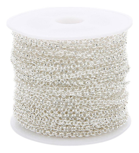 D 2 Uds 10m/rollo Cadena De Eslabones Collar Colgante Diy