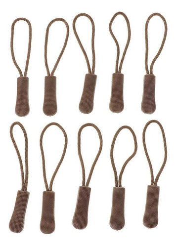 10pcs Zipper Pull Cord Zip Puller Slider Bolsa De Reemplazo