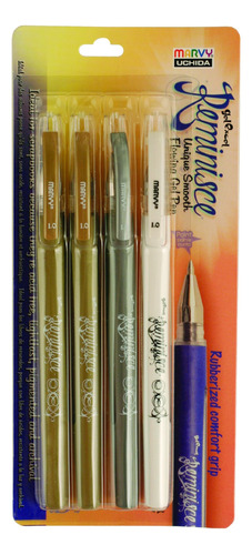 Uchida Marvy Ball Point Gel Excel Reminisce - Juego De Bolig