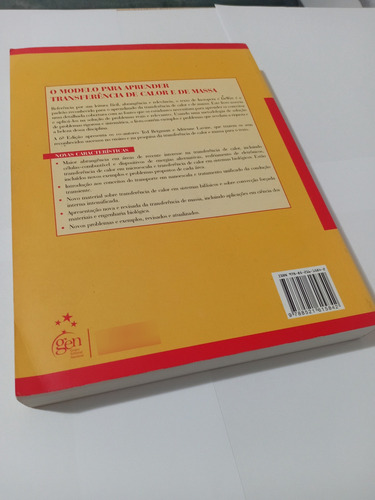 Livro - Fundamentos De Transferência De Calor E De Massa (Usado)