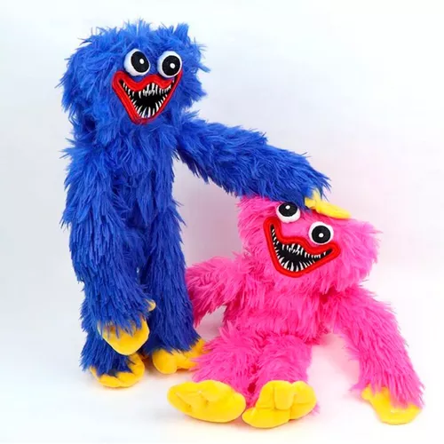 Huggy Wuggy Brasil Pelucia Azul Boneco Playtime Pop Time Bri