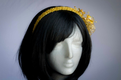 Imagen 7 de 7 de Tocado Diadema Tiara Comunión Bautizo Niña Emma Hadas