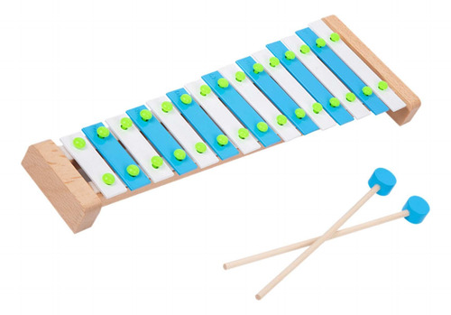 Instrumento De Percussão Xilofone, 15 Tons, Habilidade Azul