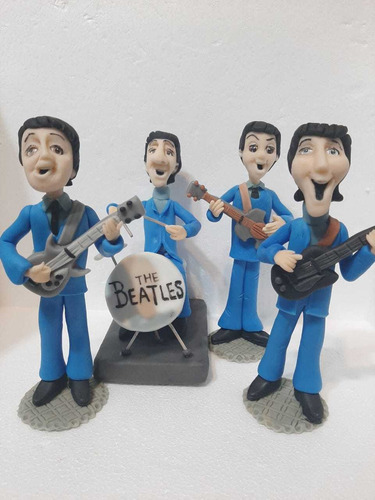 Adorno De Torta Los Beatles