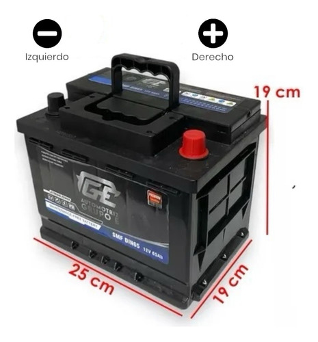 Batería Grupo E Premium 12v 65ah Modelo Smf Din65