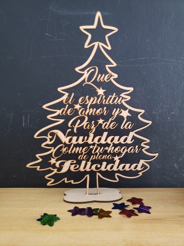 10 Árboles De Deseos Navidad 30cm